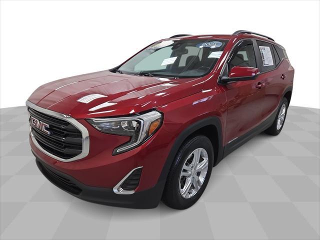 used 2021 GMC Terrain car, priced at $22,007