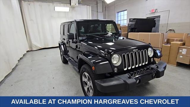 used 2016 Jeep Wrangler Unlimited car, priced at $13,089