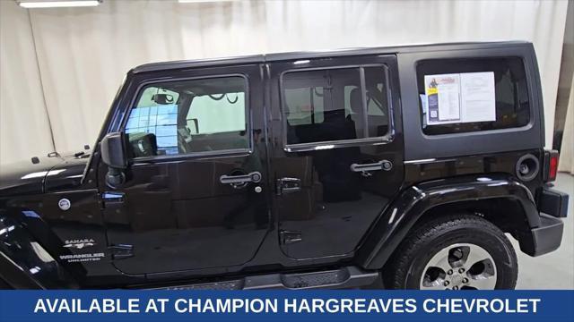 used 2016 Jeep Wrangler Unlimited car, priced at $13,089