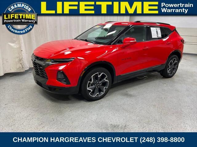 used 2022 Chevrolet Blazer car, priced at $27,961