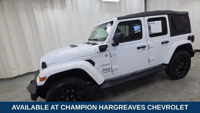 used 2021 Jeep Wrangler Unlimited 4xe car, priced at $27,999