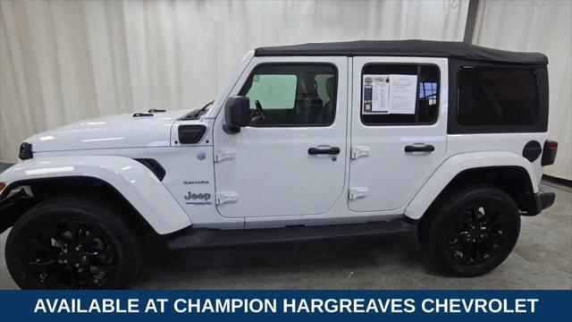 used 2021 Jeep Wrangler Unlimited 4xe car, priced at $27,999