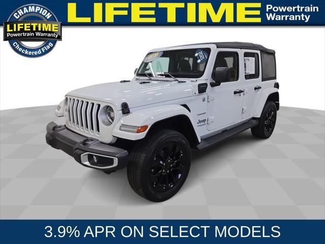 used 2021 Jeep Wrangler Unlimited 4xe car, priced at $27,999