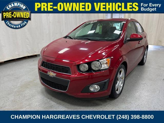 used 2015 Chevrolet Sonic car, priced at $11,481