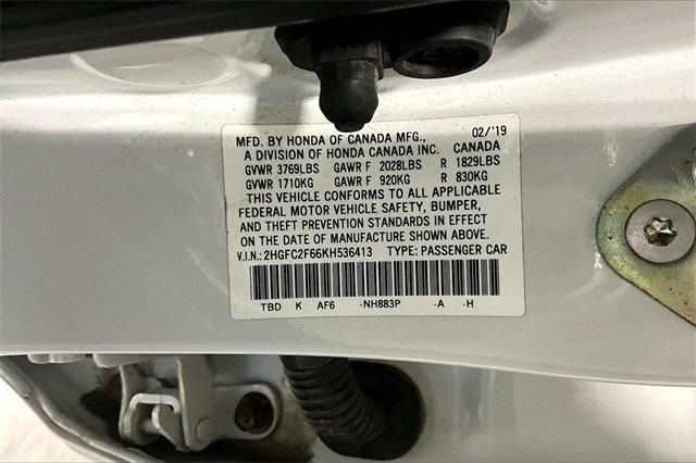 used 2019 Honda Civic car, priced at $14,466