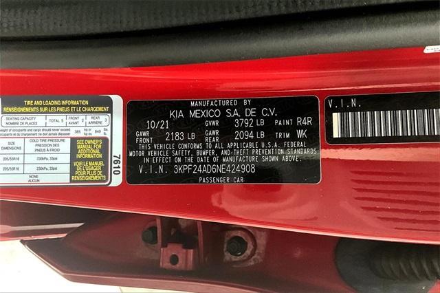 used 2022 Kia Forte car, priced at $13,776