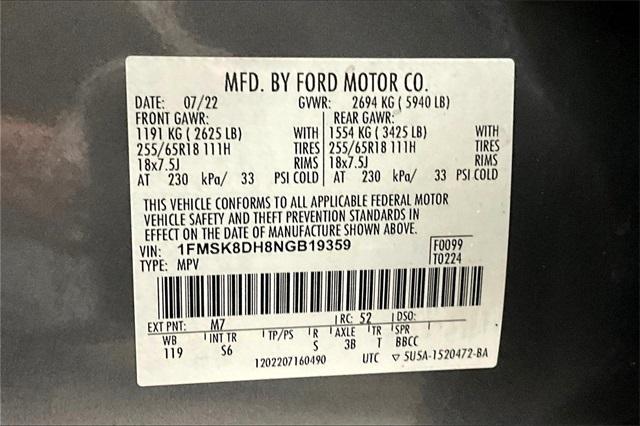 used 2022 Ford Explorer car, priced at $21,890