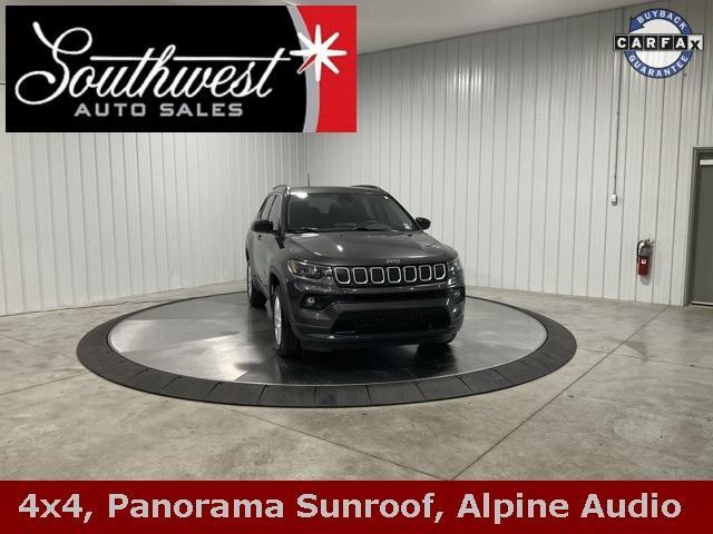 used 2022 Jeep Compass car, priced at $22,230