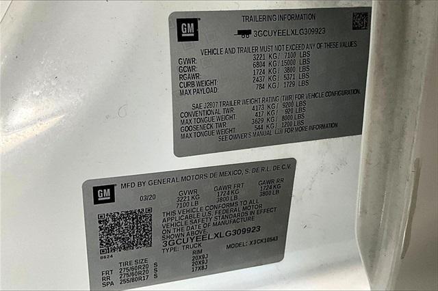 used 2020 Chevrolet Silverado 1500 car, priced at $31,782