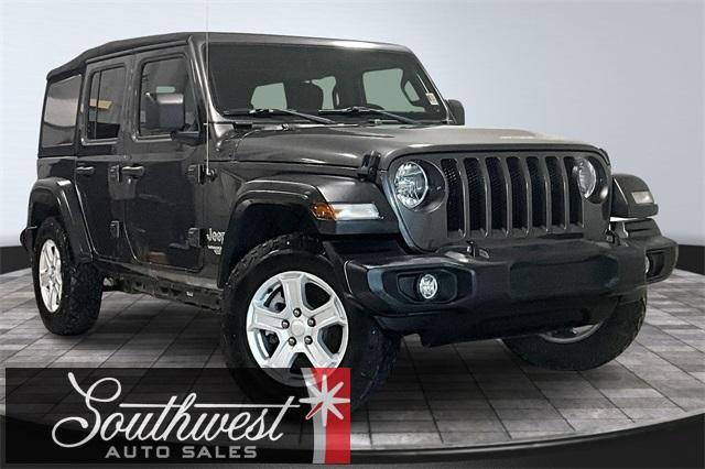 used 2021 Jeep Wrangler Unlimited car, priced at $21,426