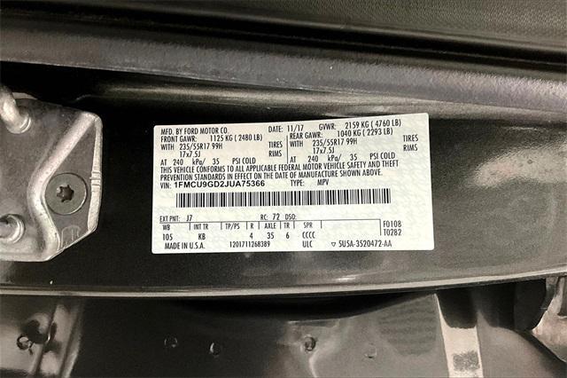 used 2018 Ford Escape car, priced at $8,231