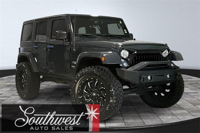 used 2017 Jeep Wrangler Unlimited car, priced at $22,371