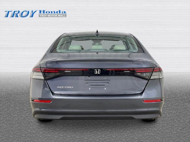 new 2025 Honda Accord car, priced at $29,445