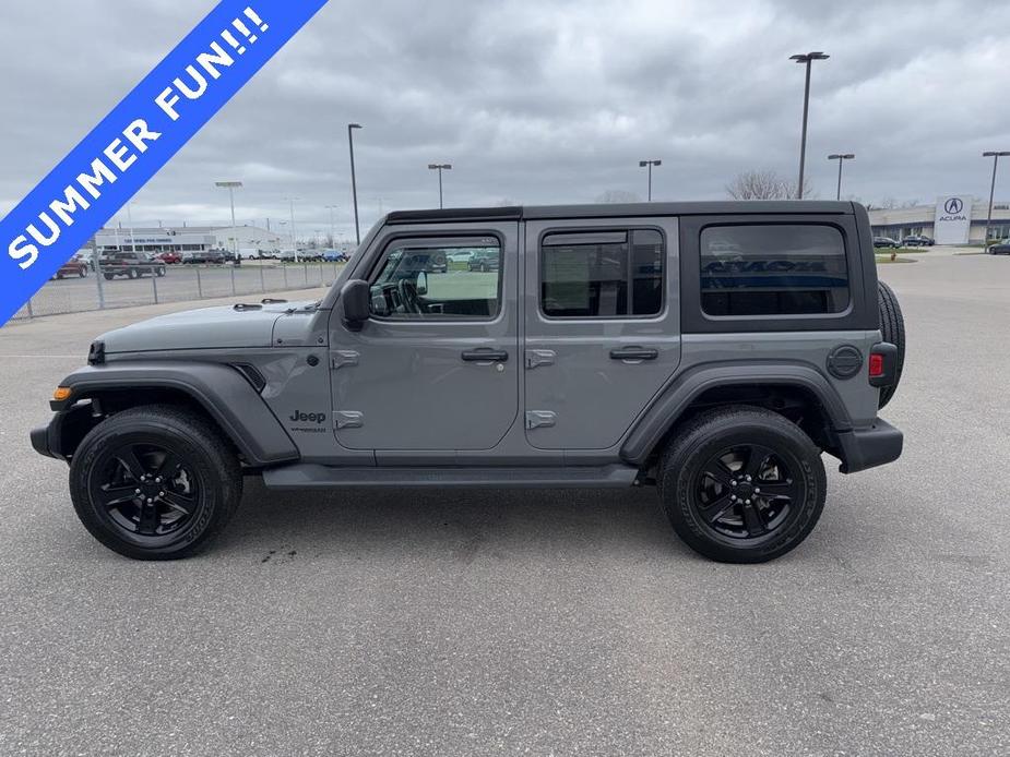 used 2022 Jeep Wrangler Unlimited car, priced at $36,990