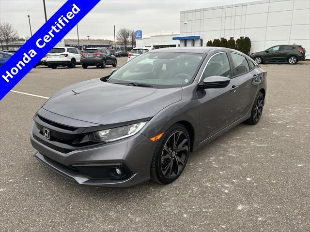 used 2021 Honda Civic car, priced at $22,990