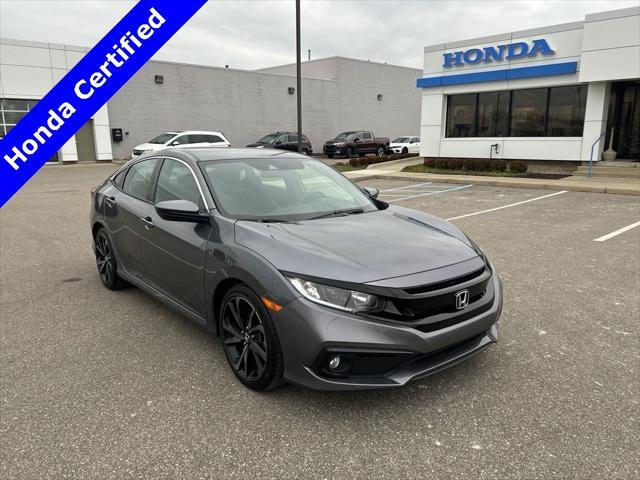 used 2021 Honda Civic car, priced at $22,990