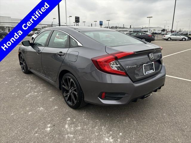 used 2021 Honda Civic car, priced at $22,990