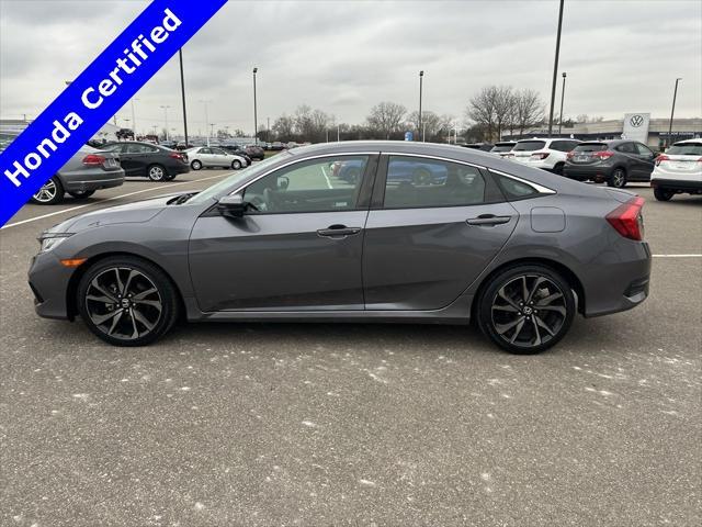 used 2021 Honda Civic car, priced at $22,990