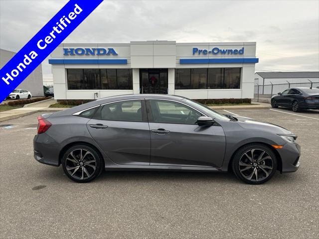 used 2021 Honda Civic car, priced at $22,990