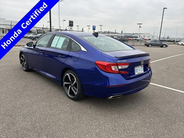 used 2021 Honda Accord car, priced at $23,990