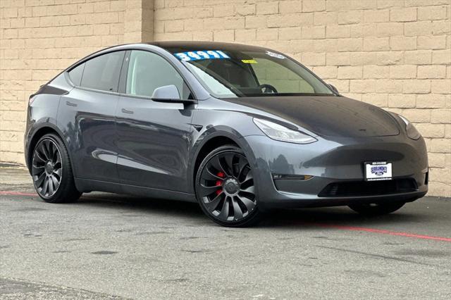 used 2022 Tesla Model Y car, priced at $34,991