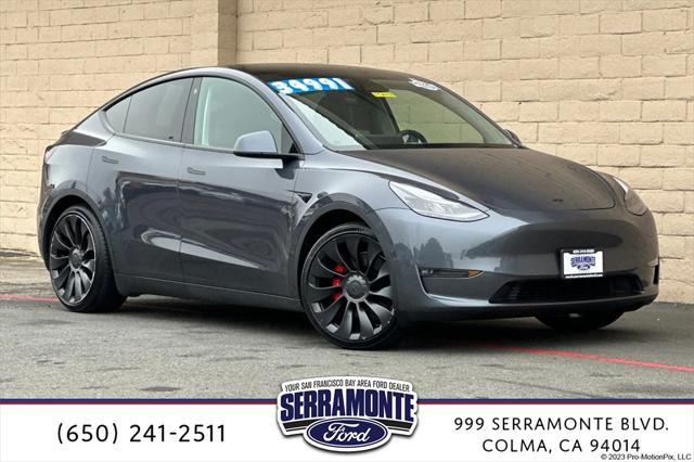 used 2022 Tesla Model Y car, priced at $34,991