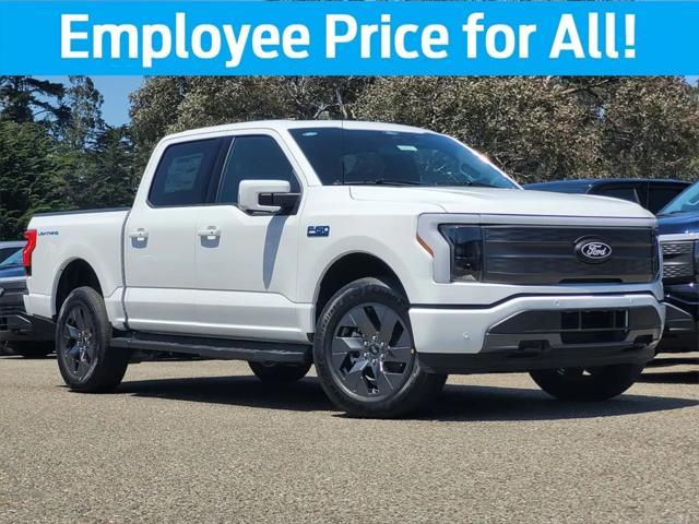 new 2025 Ford F-150 Lightning car, priced at $75,445