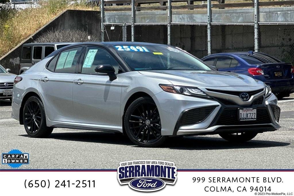 used 2022 Toyota Camry Hybrid car, priced at $25,491