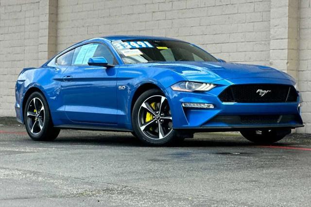 used 2021 Ford Mustang car, priced at $33,491