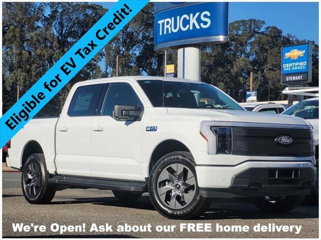 new 2024 Ford F-150 Lightning car, priced at $69,385