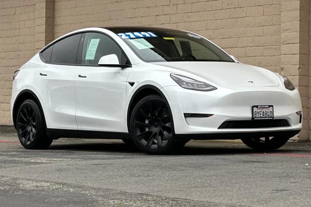 used 2021 Tesla Model Y car, priced at $27,491