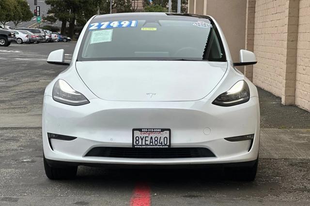 used 2021 Tesla Model Y car, priced at $27,491