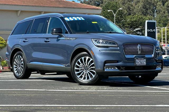 used 2021 Lincoln Aviator car, priced at $45,492