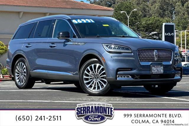 used 2021 Lincoln Aviator car, priced at $45,492