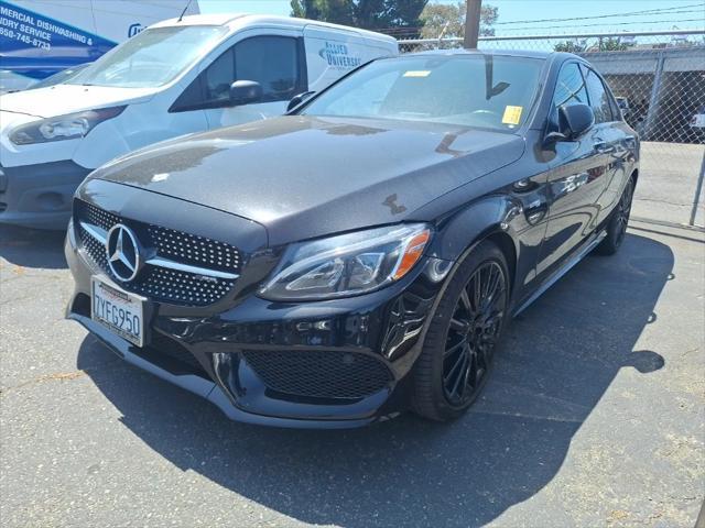 used 2017 Mercedes-Benz AMG C 43 car, priced at $26,990