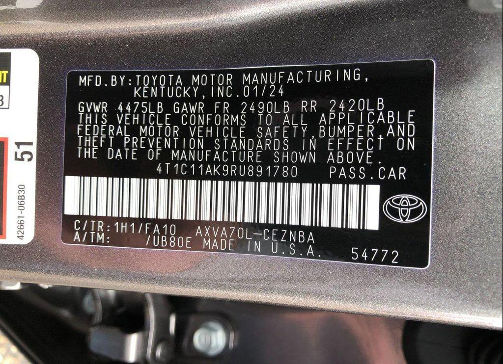 used 2024 Toyota Camry car, priced at $29,950