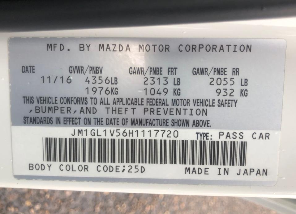 used 2017 Mazda Mazda6 car, priced at $14,950