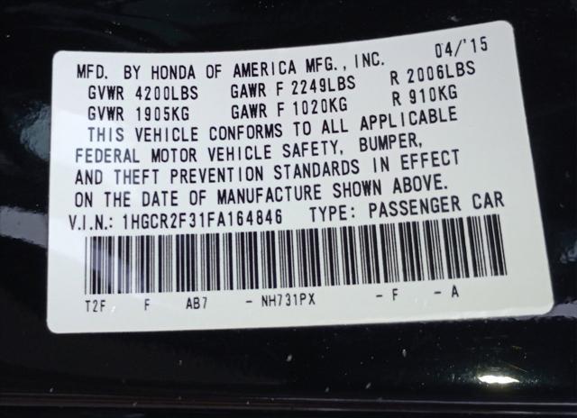 used 2015 Honda Accord car, priced at $17,950