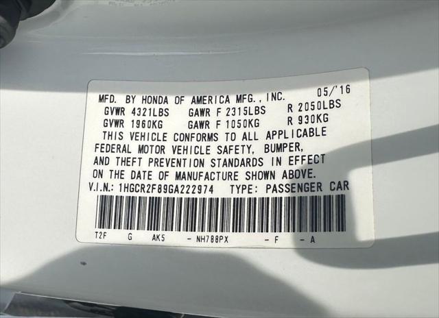 used 2016 Honda Accord car, priced at $19,950