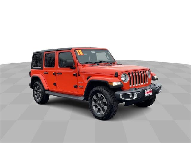 used 2018 Jeep Wrangler Unlimited car, priced at $26,197