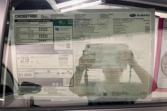 new 2024 Subaru Crosstrek car, priced at $30,798