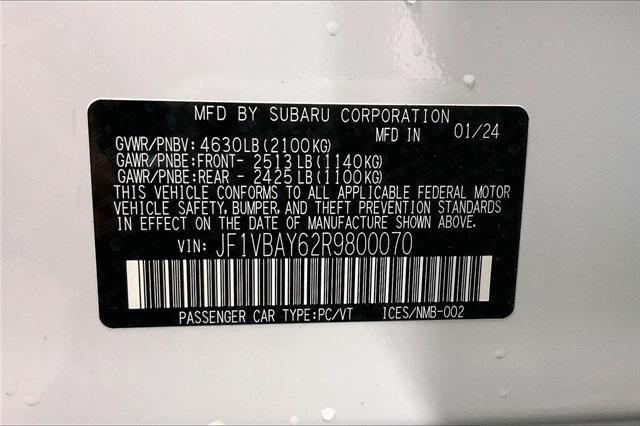 new 2024 Subaru WRX car, priced at $45,804