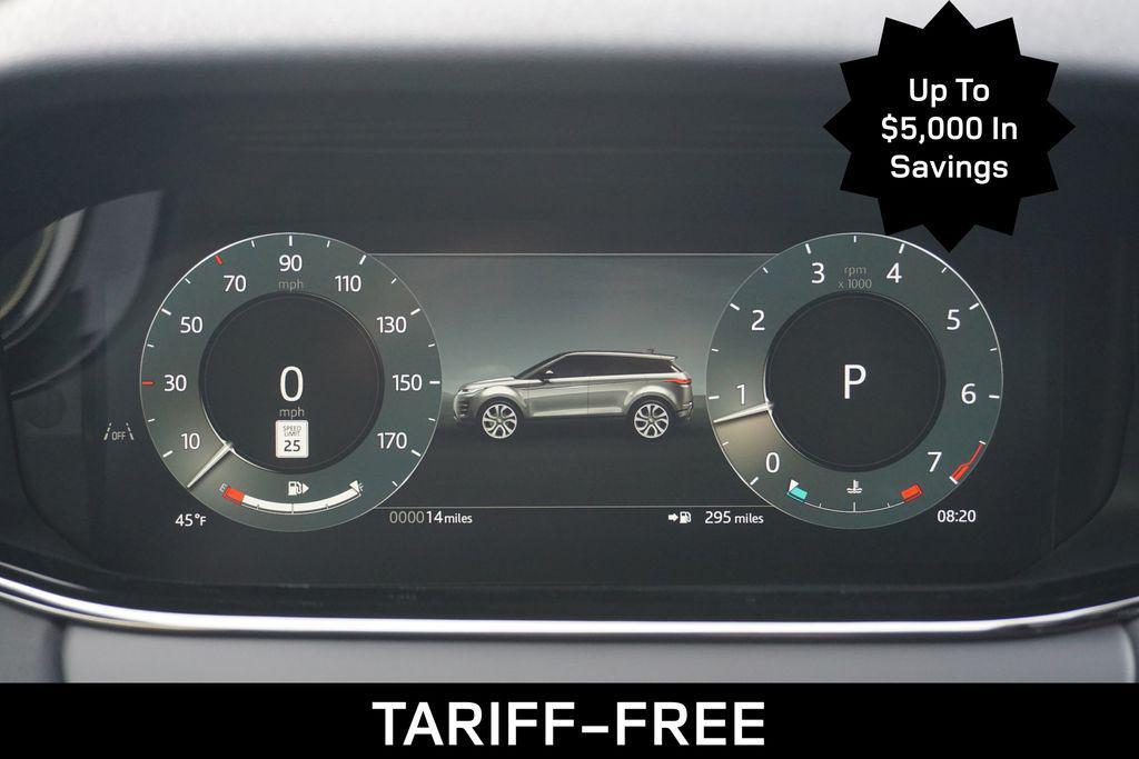 new 2025 Land Rover Range Rover Evoque car, priced at $62,640