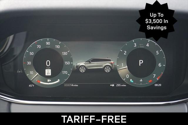 new 2025 Land Rover Range Rover Evoque car, priced at $62,640
