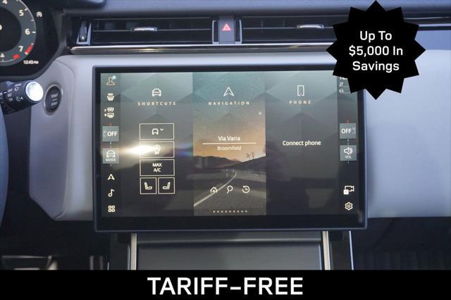 new 2025 Land Rover Range Rover Velar car, priced at $79,185