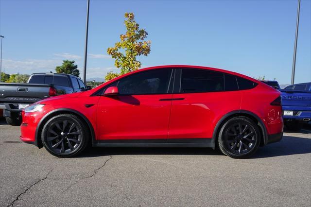 used 2022 Tesla Model X car, priced at $56,682