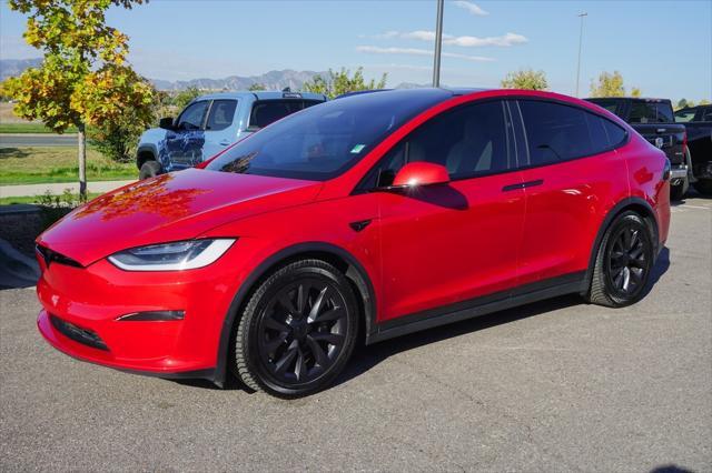 used 2022 Tesla Model X car, priced at $56,682