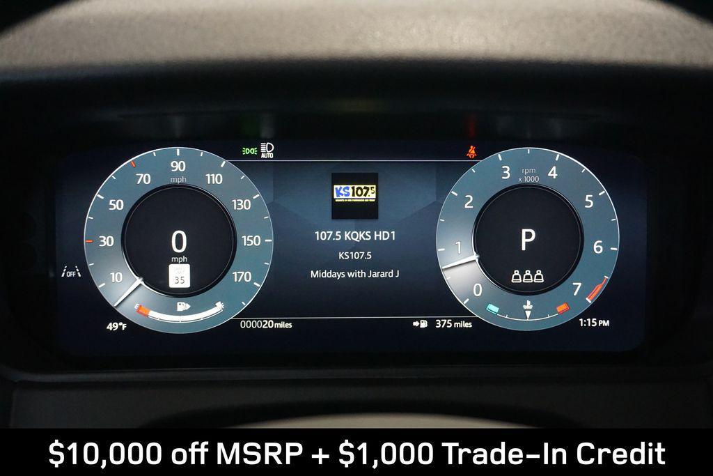 new 2025 Land Rover Range Rover Velar car, priced at $68,065