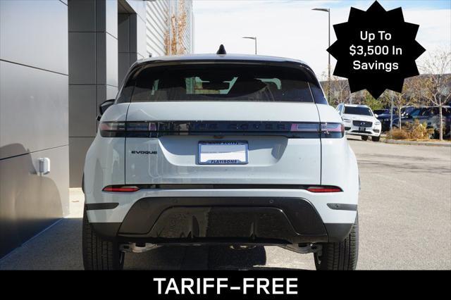 new 2025 Land Rover Range Rover Evoque car, priced at $59,825