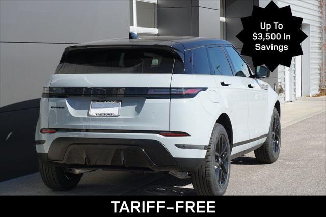 new 2025 Land Rover Range Rover Evoque car, priced at $59,825